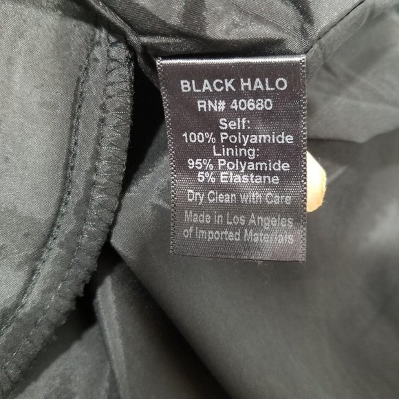 Black Halo Thaimi Skater Flare Mesh Skirt - Picture 8 of 12